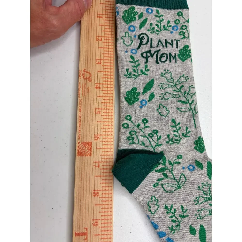 Plant Mom Socks by Crazy Dog Women's Crew Socks NWOT